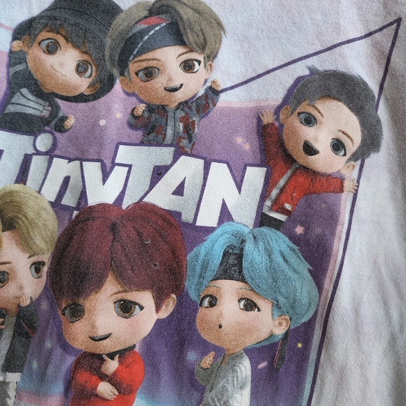 BTS TinyTAN Short Sleeve shirt size M - Picture 5 of 9